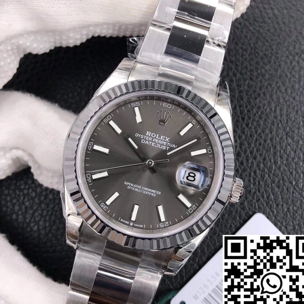 SmoothTexture 819 Rolex VS Dial M126334-0013 Grey Factory Datejust 0817